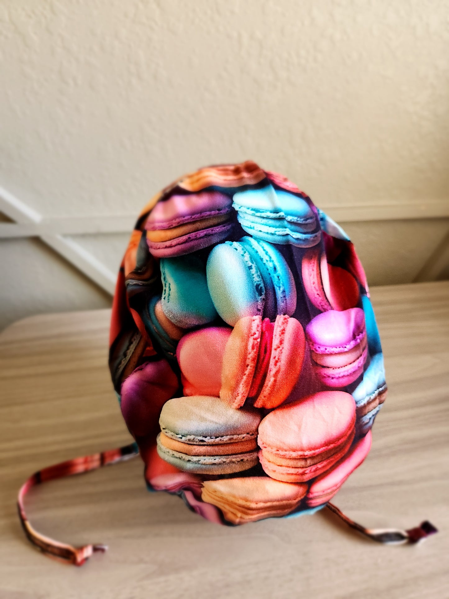 Macaroons Ponytail Scrub Cap