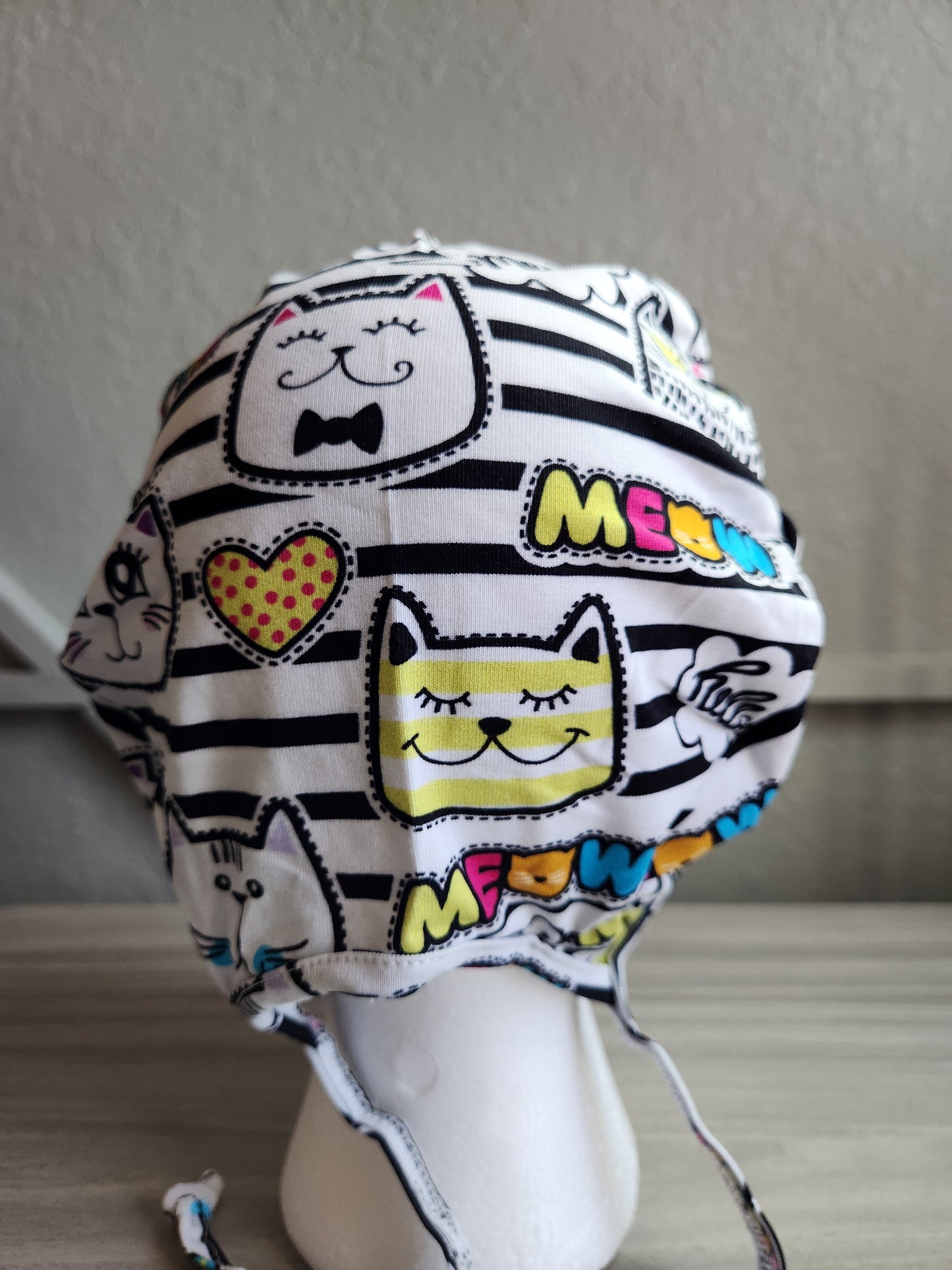 Cute Kitty Scrub Cap