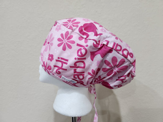 Barbie Themed - Ponytail Scrub Cap
