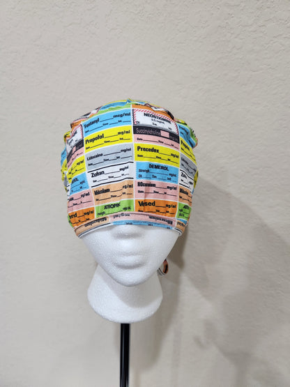 Anesthesia Party Cap  - Ponytail Scrub Cap