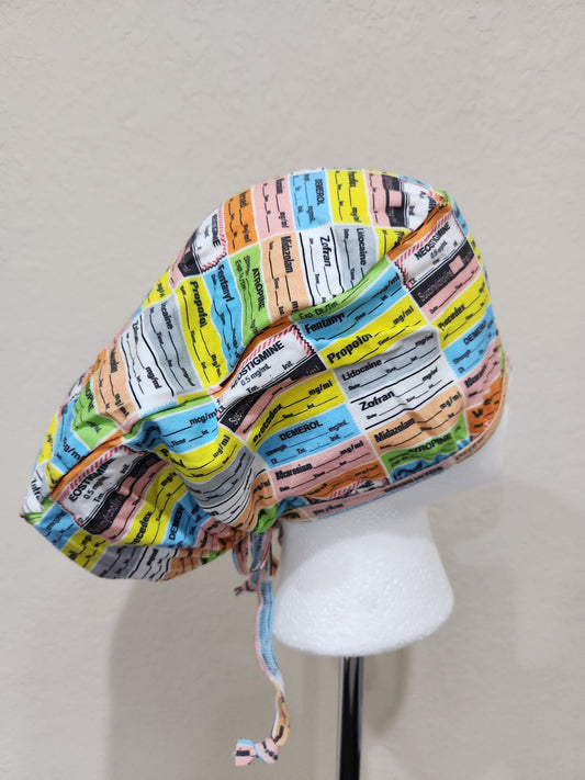 Anesthesia Party Cap  - Ponytail Scrub Cap