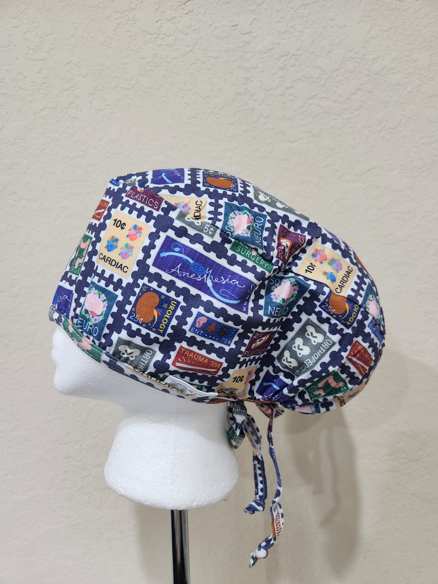 Surgical Stamps - Ponytail Scrub Cap